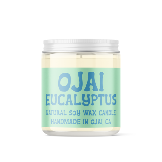 Candle | Ojai Eucalyptus | Natural Soy Wax | Glass Jar