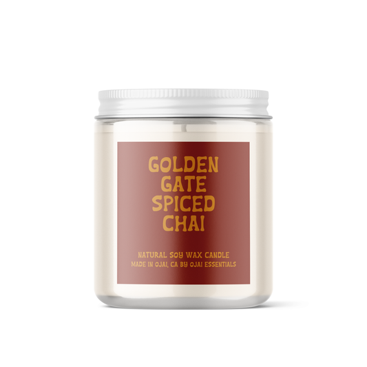 Golden Gate Spiced Chai Soy Candle | 4 oz & 8 oz