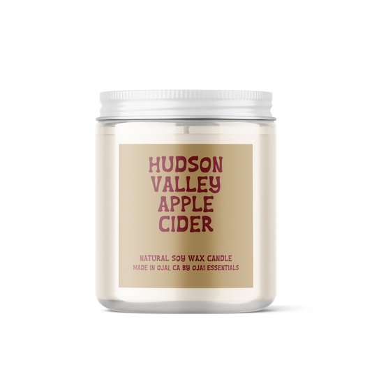 Hudson Valley Apple Cider Soy Candle | 4 oz & 8 oz