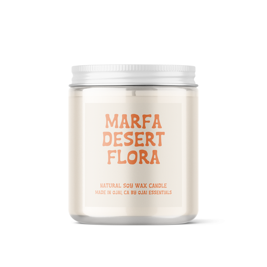 Marfa Desert Flora Soy Candle | 4 oz & 8 oz
