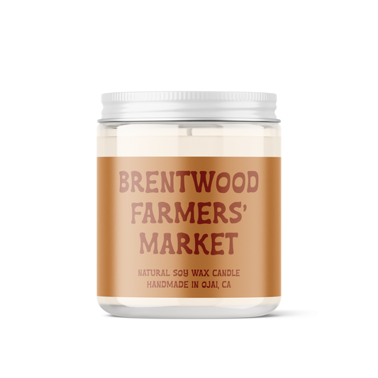 Candle | Brentwood Farmers’ Market | Natural Soy Wax