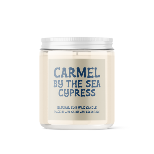 Carmel-by-the-Sea Cypress Soy Candle | 4 oz & 8 oz