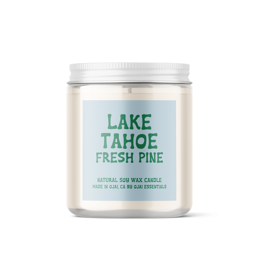 Lake Tahoe Fresh Pine Soy Candle | 4 oz & 8 oz
