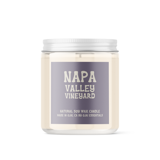 Napa Valley Vineyard Soy Candle