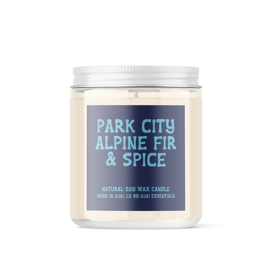 Park City Alpine Fir & Spice Soy Candle