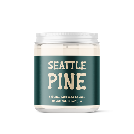 Candle | Seattle Pine | Natural Soy Wax | Glass Jar